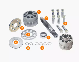 Kit de réparation de pompe hydraulique pour excavatrice HPV 050/102/105/118/135 HPV050 HPV102 HPV105 HPV118 HPV135, pièces de rechange avec - Product Image 1
