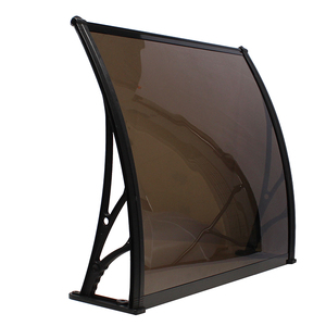 Ventanas y puertas de policarbonato para exterior, toldo hueco para cubrir puerta delantera, Patio, Sol/lluvia - Product Image 2