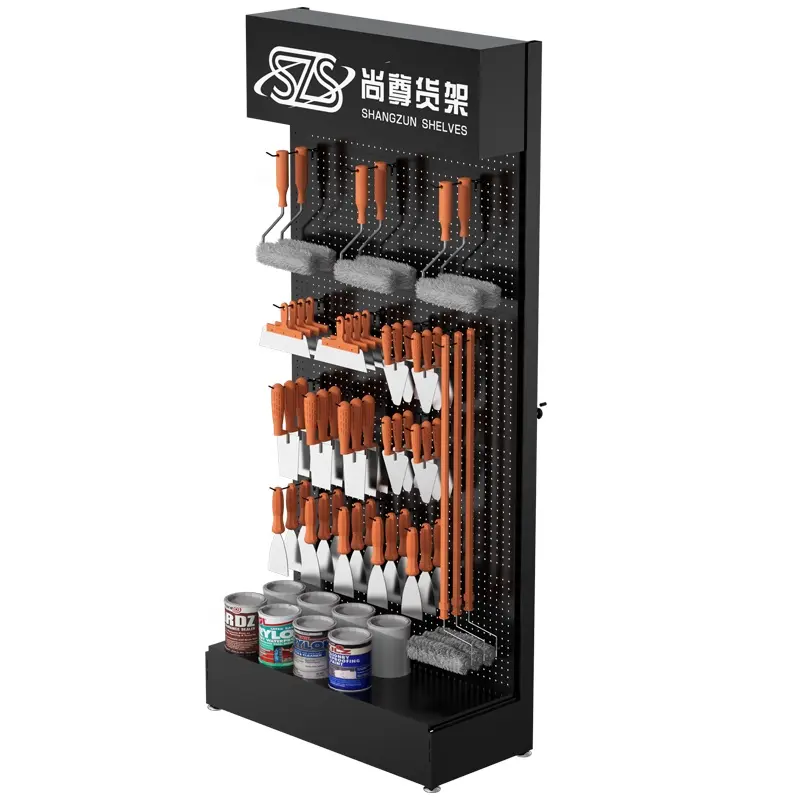 Apparecchio per la spesa Peg Display Rack accessorio appeso fissaggio Auto Auto negozio di utensili al dettaglio Hardware metallo Pegboard Display Stand