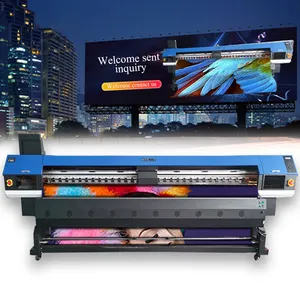 3.2m flex banner vinyl eco solvent printer inkjet printing machine i3200 XP600 head car sticker large format outdoor advertising