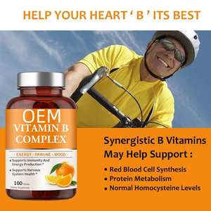 Vitahealthy OEM özel etiket Vitamin <span class=keywords><strong>B</strong></span> kompleks kapsül diyet takviyesi destek enerji ve bağışıklık <span class=keywords><strong>b</strong></span> kompleks vitamin tablet - Product Image 6