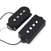 Micro de guitare basse de précision Type ouvert 4 cordes, noir pour guitare basse électrique