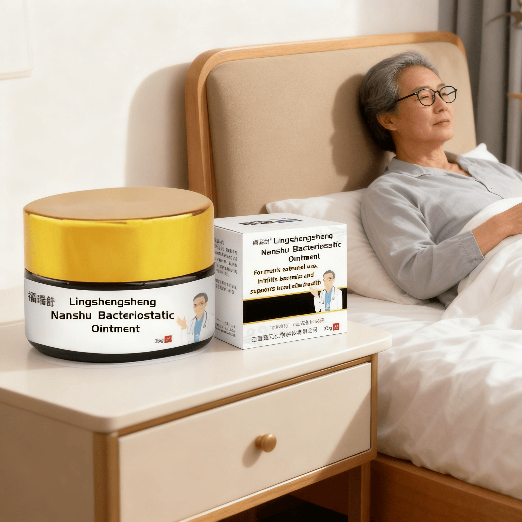 OEM ODM Male External Use Natural Herbal Bacteriostatic Cream for Whole Body Application for All Skin Types 25g