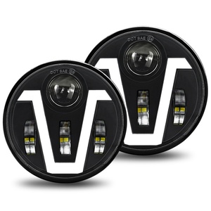 ไฟหน้า LED ขนาด 5.75 นิ้ว สำหรับมอเตอร์ไซค์ ไฟหน้า LED ทรงกลม 5.75 นิ้ว H4 สำหรับไฟหน้ารถยนต์ อุปกรณ์เสริมรถยนต์ 9-80V - Product Image 4