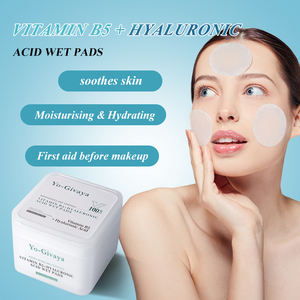 Tampons de trempage végétaliens à base d'acide hyaluronique + vitamine B5, OEM/ODM |   Formule de traitement éclaircissante et réparatrice de la barrière cutanée pour tous les types de peau - Product Image 2