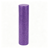 Juego de Rodillos de Espuma Crazy Fit Massage de Alta Densidad, Ecológicos, Duraderos y Cómodos, EPP, Portátiles, Firmeza Manual, Diseño Liso, Color Negro
