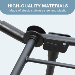 Space-Saving Free-Standing Airer Indoor Use Metal <b>Laundry</b> Drying Rack Foldable <b>Laundry</b> Drying Rack for Air Drying Clothing - Product Image 2