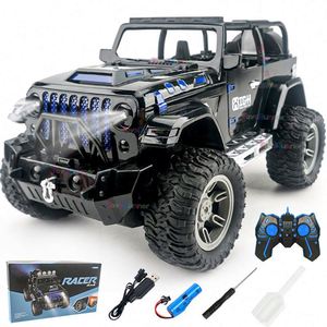 Voiture RC Brushless Haute Vitesse 80KM/H à l'échelle 1/16, 2.4G 4x4, Camion de Course Tout-Terrain en Plastique avec Phares LED, Résine, Drift, Câble USB - Product Image 5