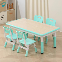 Ensemble scolaire en forme de lune, tables pour enfants, mobilier de maternelle, chaises et tables en plastique pour enfants, autres meubles scolaires