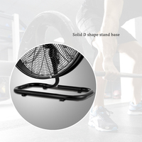 Ventilateur sur pied électrique puissant en métal de 20 pouces, grande taille, 140W, oscillation à 90 degrés, 3 vitesses, faible bruit, usage domestique