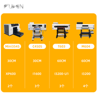 Impresora A3 automática UV DTF para pequeñas empresas 3 cabezales I1600 para impresión de pegatinas