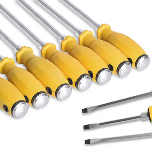 Đặc biệt màu vàng Tự Khai thác tính năng chrome Phillips thép nhựa Nhà máy bán nặng Kính thiên văn búa tuốc nơ vít linh hoạt - Product Image 1