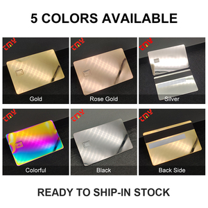 Luxe spiegelafwerking metalen creditcard blanks voor lasergravering, gepolijste zilveren roestvrijstalen kaart met premium geschenkverpakking - Product Image 5