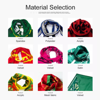 Écharpe de Supporter Double Face en Tricot Acrylique Personnalisable pour Clubs de Football, Vente en Gros, Écharpe Football Angleterre