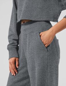 Vente en gros de pantalons de jogging pour femmes pantalons de survêtement à taille large pantalons de survêtement à fond droit de haute qualité vêtements uniques pour femmes - Product Image 2