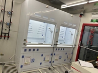 Hotte de laboratoire chimique avec corps en PP, station de lavage d'urgence pour les yeux, préparation d'échantillons cryogéniques, Quantum Lab BAITU LAB, directement de l'usine