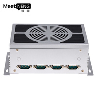 Mini boîtier industriel PC intégré VGA sans ventilateur Intel Core I3 I5 I7 4G GPIO RS232 RS485 double LAN 7e/8e/10e Mini PC industriel