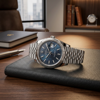 Montre analogique de plongée Seiko NH35 avec mouvement saphir, bracelet Jubilee, index argentés, logo S, 36 mm, 39 mm, résistante à l'eau, pour dropshipping