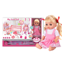 Nuevo Juego de Muñecas de Vinilo Realistas de 14 Pulgadas, Muñeca Reborn de Cuerpo Completo, Juguetes Educativos para Niñas