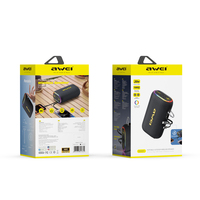 Haut-parleur sans fil KA31 avec micro intégré, sortie 10-30W, éclairage LED RGB, contrôle par bouton, batterie 5000-10000mAh