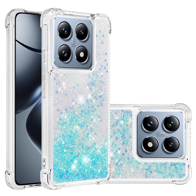 Shockproof Clear QuickSand Silicone Soft TPU Mobile Phone Case for Xiaomi Mi 14T Pro 13T 14C 13C Note 13 Pro Plus