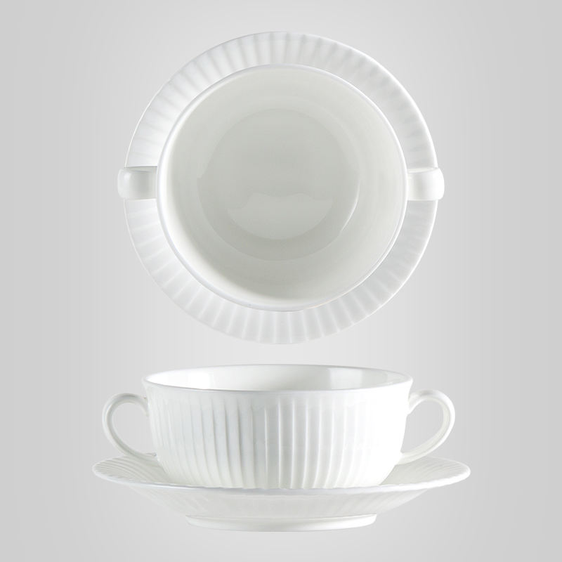 4.75" Soup Treen with 6" Saucer