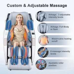 Sillón de Masaje de Cuerpo Completo con Escaneo Corporal, Sillón de Masaje Reclinable de Gravedad Cero con Modos Just Able, Reposapiés Extensible Automático, Masaje de Pies - Product Image 3
