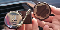 Accessoires automobiles Pinchao 2025, housses d'album personnalisées en plastique brun, diffuseur de parfum pour voiture, clip de ventilation, parfum longue durée