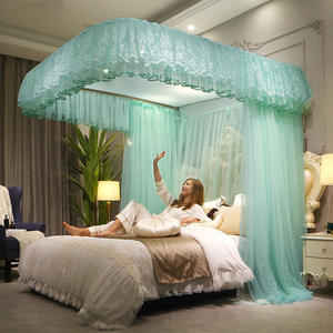 <span class=keywords><strong>Moustiquaire</strong></span> de lit extra large rose, Toldo De Cama De Mosquitos En Forma De U, couleur blanche, forme en U, <span class=keywords><strong>grande</strong></span> <span class=keywords><strong>moustiquaire</strong></span> de lit - Product Image 4