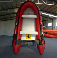 Bateau Gonflable de Haute Qualité 360cm en PVC, Bateau à Rames Aquatique pour Fêtes en Plein Air