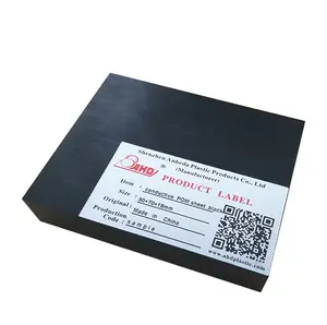 Folhas de pom preto condutor, placas de plástico delrin pom painel poliacetal