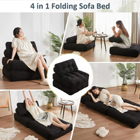ModHomi Pana Compresión Tatami Sofá Cama Plegable Diseño Moderno para Espacios Pequeños Multifuncional Piso Sofá Lazy Lounge