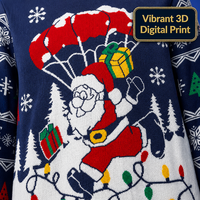Pull de Noël personnalisé en tricot, pull de fête, pull d'hiver festif, logo OEM