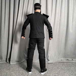 Conjunto de armadura con luces LED para disfraz de escenario, máscara iridiscente, ropa unisex para espectáculos nocturnos en discotecas y KTV - Product Image 4