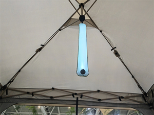 ZTARX 60-86cm Lampe de Tente Gonflable Portable Pliable Solaire 2000mAh Étanche IPX7 pour Piscine, Fêtes et Nuit - Product Image 3