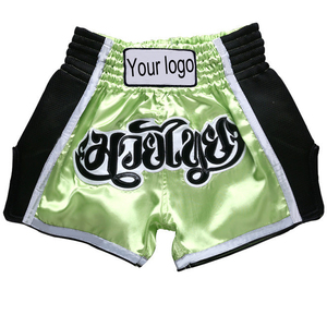 Shorts de Muay Thai Faitex de qualité supérieure, coupe slim rouge et blanc, broderie personnalisée, shorts de boxe Muay Thai, kimono de jiu-jitsu - Product Image 1