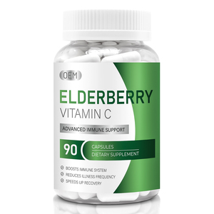 Extracto de Baya del Saúco Ultra Puro con Cápsulas de Vitamina C Antioxidante para la Salud Digestiva, Apoyo Intestinal y Refuerzo Inmunológico - Product Image 2