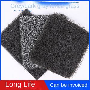 Césped Artificial Gris de Alta Calidad para Cercas, Venta al por Mayor de Fábrica, Altura de Pelo de 1.5 cm, Material de Polipropileno, Duradero y Fácil de Instalar - Product Image 4