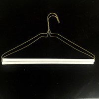 Cintre doré pour pantalons, 16 pouces, en fil métallique, cintre rigide pour vêtements