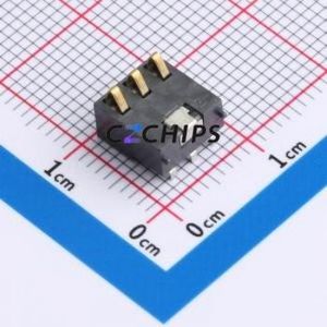 GT-BTP25003-0800A-002A Blade/Spring Contact Battery Connector SMD,P=2.5mm Connector Spring Contact Type 2.5mm 3P Horizontal - Product Image 1