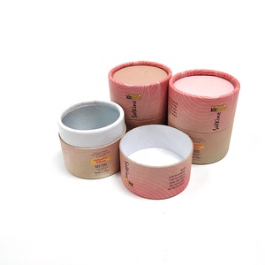 Tube cylindrique pour soins de la peau en carton recyclé personnalisé, emballage de tube de maquillage avec impression quadricolore - Product Image 3