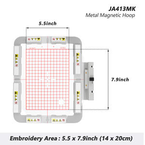 Aro de bordado magnético para máquina de bordado Janome Memory Craft, MC400E, MC500E, MC550E, <span class=keywords><strong>Elna</strong></span>, EXpressive, 830L, a la venta, a la venta - Product Image 4