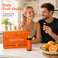 KUNYON WUHE Fruit Vitality Drink, Dagelijkse Wellness Shots, Botanische Kruidendrank, 10 Flessen, Klaar om te Drinken