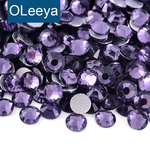 Oleeya Venta al por Mayor de Piedras de Cristal Brillantes SS3 a SS30, sin Fijación en Caliente, para Decoración de Uñas, Manualidades y DIY - Product Image 1
