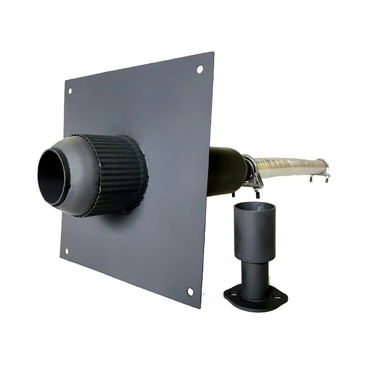 With Insulated Through-Wall Mounting Plate Generator Enclosure Generator Exhaust Extension Silencer Kit