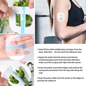 Monitoreo de <span class=keywords><strong>glucosa</strong></span> Parche fijo Cinta CGM <span class=keywords><strong>Sensor</strong></span> de estilo libre Cinta transparente impermeable - Product Image 5