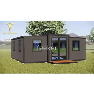 Patented 20ft Expandable Prefab Container Houses With Long Life Span