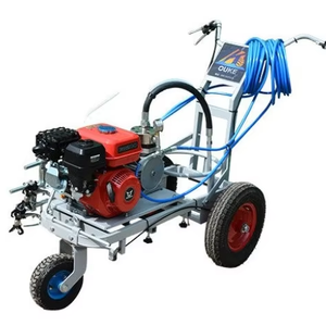 Pulverizador de pintura termoplástica de doble <span class=keywords><strong>pistola</strong></span> para marcas de carreteras, autopistas y estacionamientos, artefacto para dibujar líneas espaciales en carreteras - Product Image 1