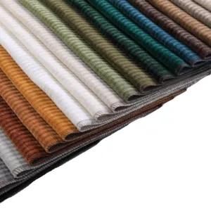 Novo design de estofamento 100% poliéster tecido de decoração têxtil para móveis de sofá