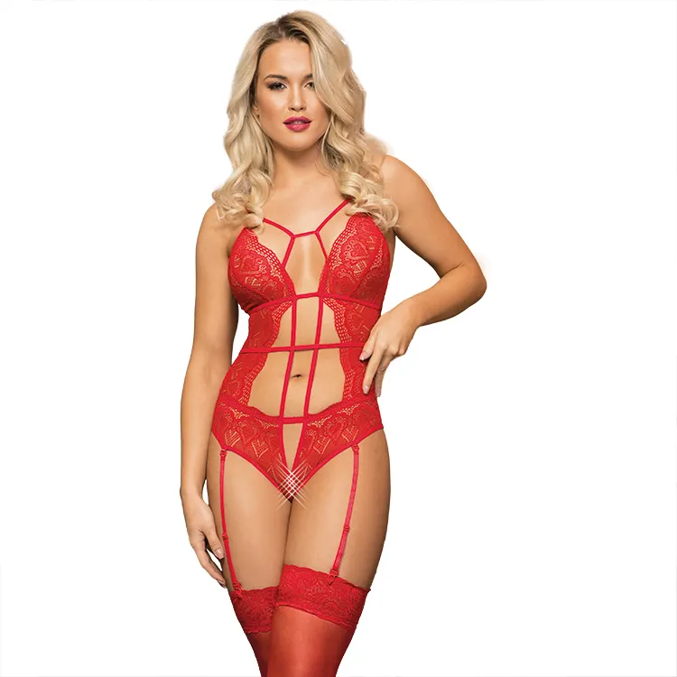 Easexy alça de ombro ajustável de renda vermelha para dia dos namorados, roupa de pelúcia com liga de alta qualidade, lingerie feminina sexy, caixa de gaveta fina